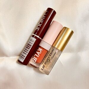 Clinique, Kylie, and Too Faced Lip Trio Set